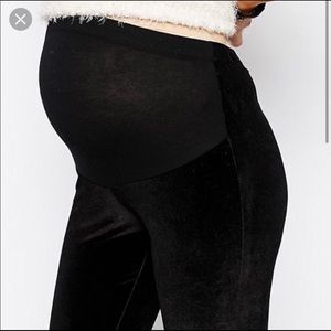 ASOS Maternity Velvet Leggings